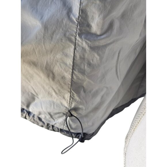 PATAGONIA Women's Size Small Nano Puff Lined Vest Primaloft Feather Grey Zip Up - Picture 10 of 12